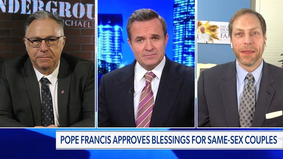 Pope Approves Blessings for Same-Sex Unions | Michael Matt on Newsmax