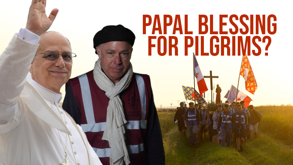 Did Pope Leo Bless the Chartres Pilgrims?